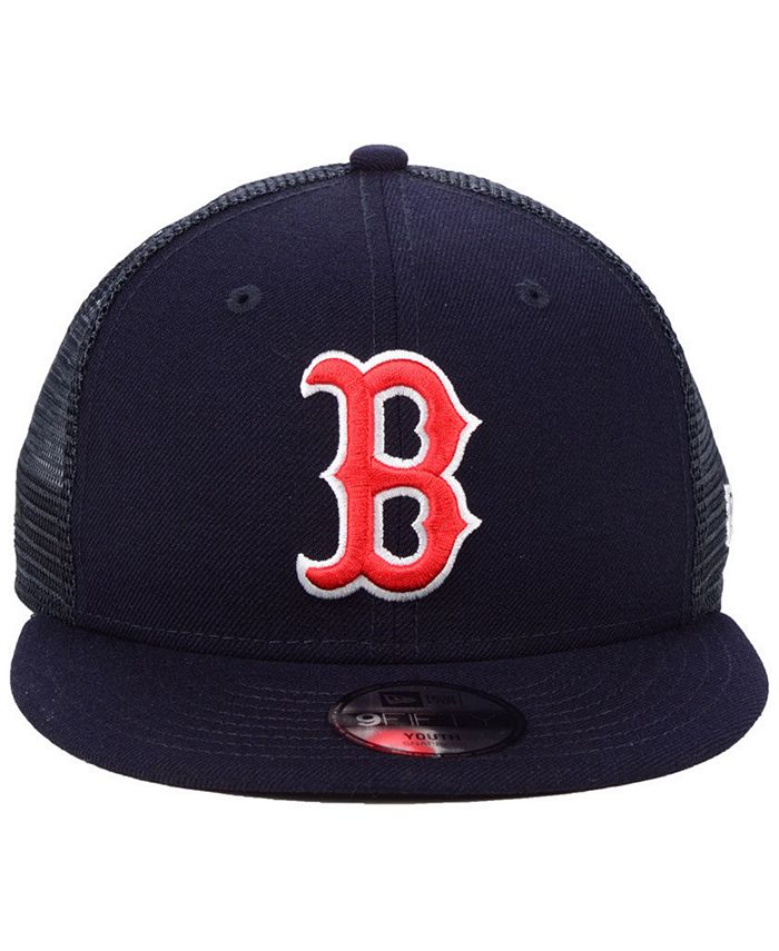 New Era Boys' Boston Red Sox All Day Mesh Back 9FIFTY Snapback Cap ...