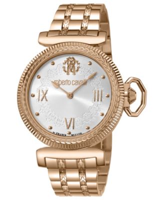 Roberto Cavalli By Franck Muller Women's Swiss Quartz Rose Gold
