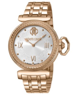 Roberto Cavalli By Franck Muller Women's Swiss Quartz Rose Gold