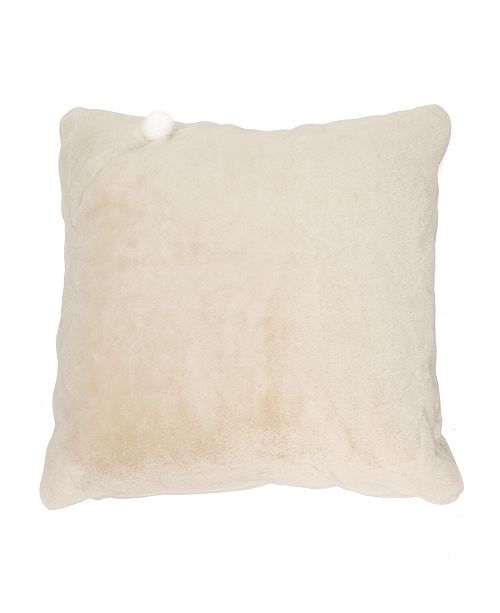 Mimish Rabbit Faux Fur X Large Square Storage Floor Pillow With