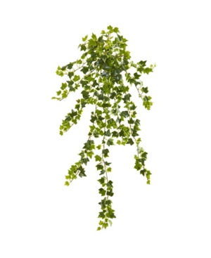Nearly Natural 35" Ivy Artificial Hanging Plant (set Of 4) In Green