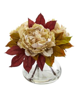 Nearly Natural - Peony Artificial Arrangement