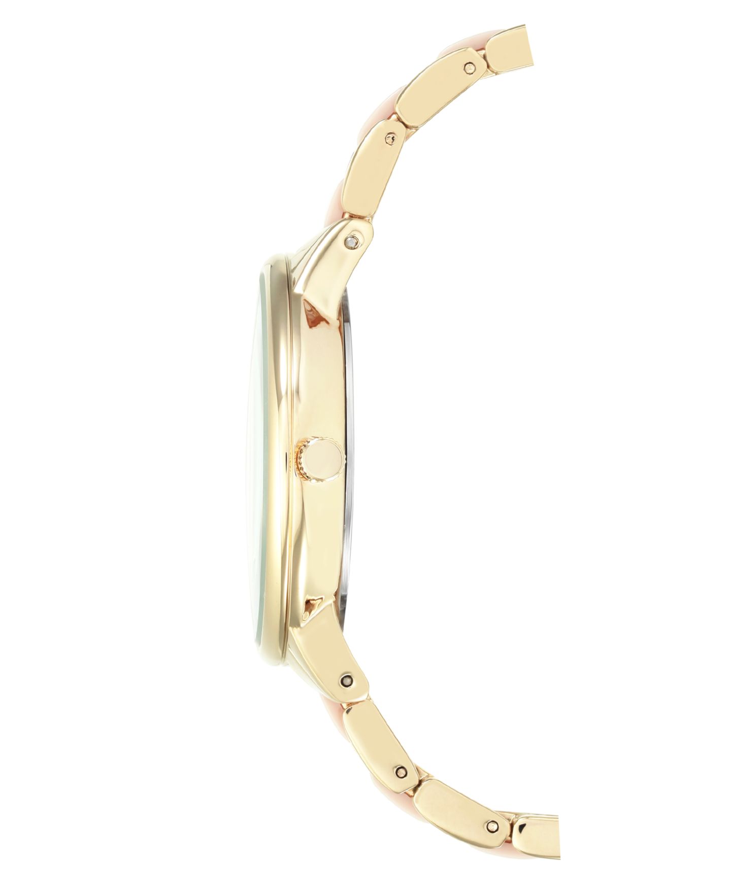 Женские часы Anne Klein Blush с золотистым звеньевым браслетом, 37 мм — фото 3