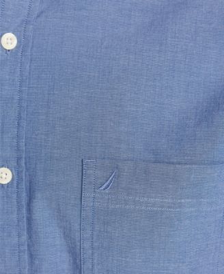 Men's Classic-Fit Stretch Solid Oxford Button-Down Shirt