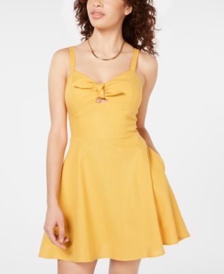 sweetheart neckline fit and flare dress