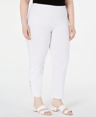 plus size petite ankle pants