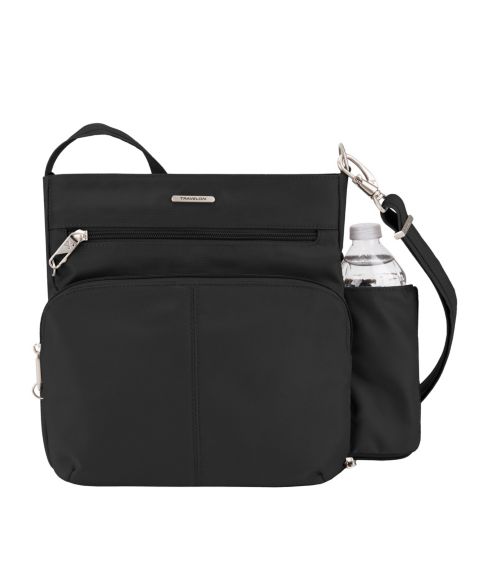 Женская сумка Travelon Anti-Theft Classic North or South Crossbody, цвет: Чёрный