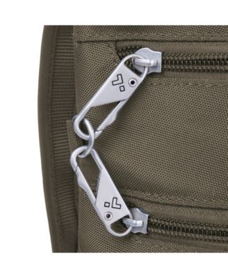 Anti-Theft Classic Slim Double Zip Crossbody