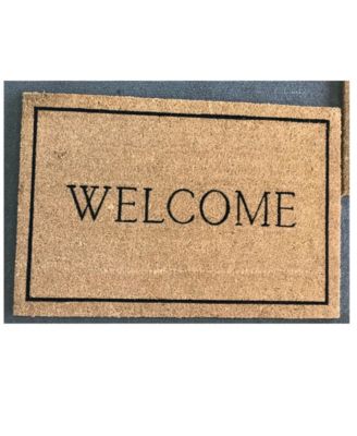 Home & More - Welcome Border 24" x 36" Coir/Vinyl Doormat