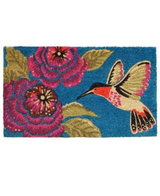 Home & More Hummingbird Delight Natural Coir/Vinyl Doormats - Macy's