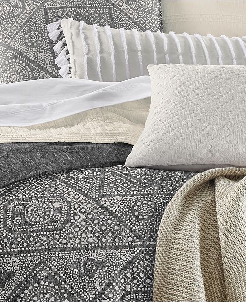 Lucky Brand Closeout Bali Batik Cotton 2 Pc Twin Duvet Cover Set