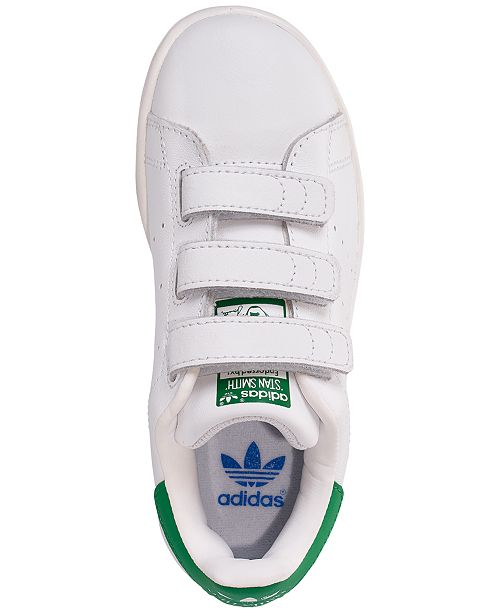 adidas Little Boys' Originals Stan Smith Casual Sneakers from Finish ...