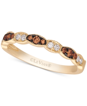 image of Le Vian Chocolatier Diamond Band(1/5 ct. t.w.) in 14k Gold