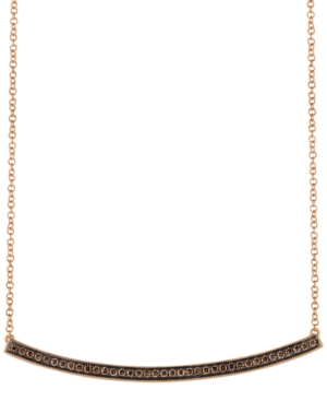 image of Le Vian Chocolatier Diamond Curved Bar 18