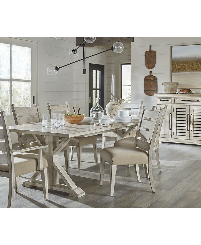 Macy's 7 piece dining hot sale set