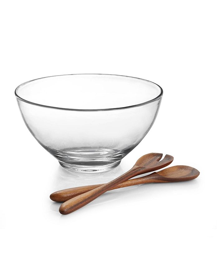 Nambé Moderne Salad Bowl with Servers Macy's