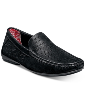 image of Stacy Adams Men-s Cicero Perfed Moc-Toe Slip-On Shoes Men-s Shoes