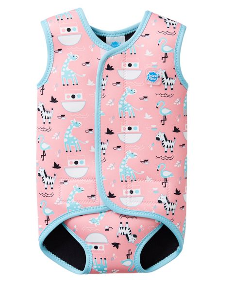 Splash About Baby Wrap Neoprene Wetsuit, цвет: Розовый