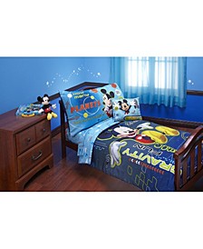Disney Mickey Mouse Zero Gravity 4 Piece Toddler Bed Set