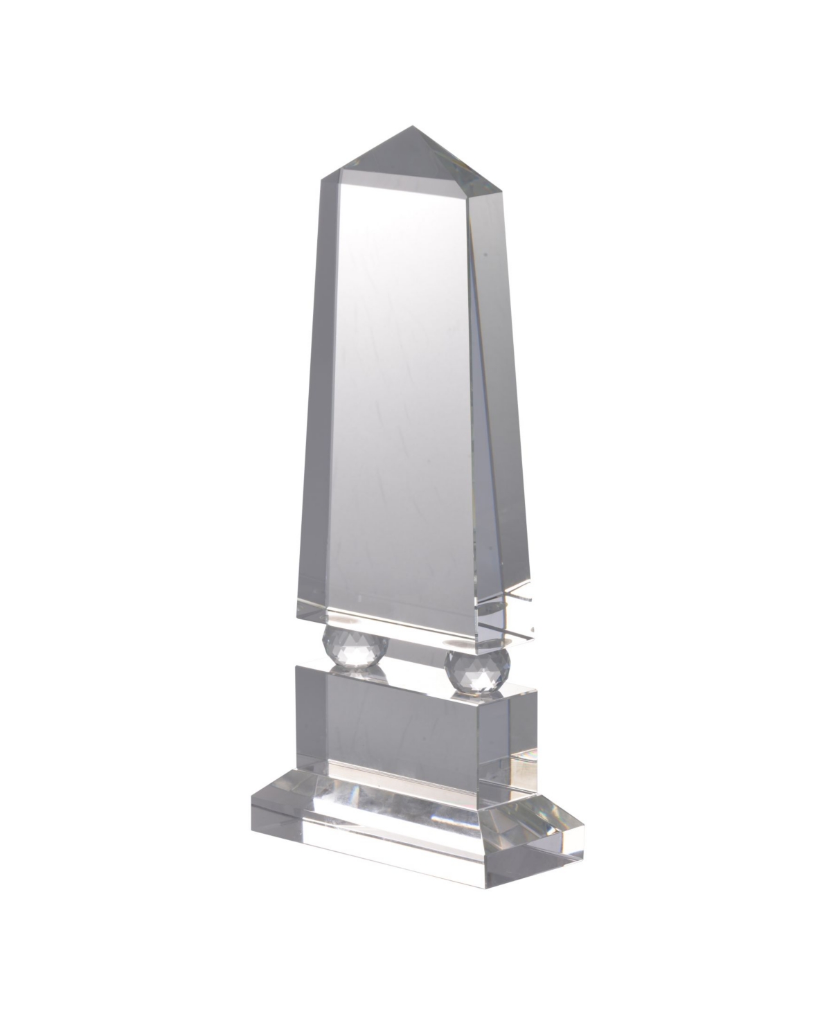 Ab Home 13" Obelisk In Clear