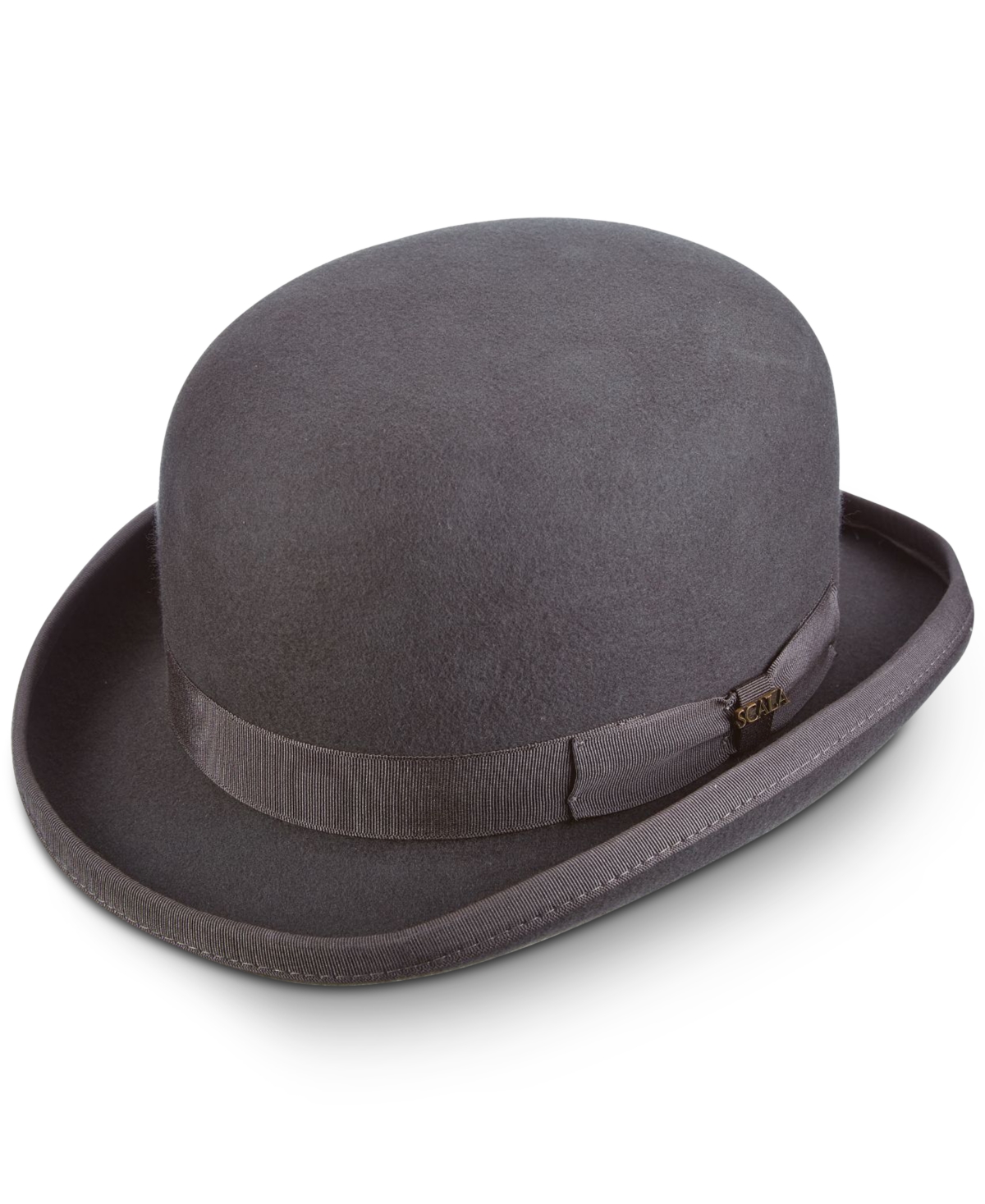 Men's Wool Bowler Hat - Char