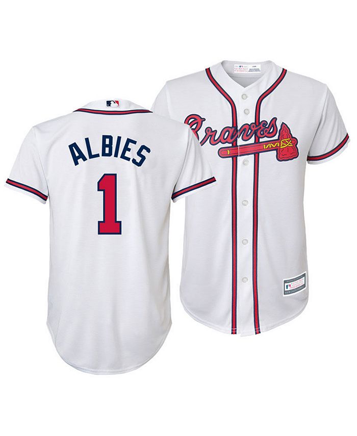 Majestic Big Boys Ozzie Albies Atlanta Braves Player Replica Cool Base  Jersey - Macy's
