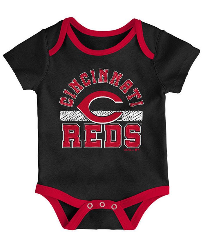 Outerstuff Baby Cincinnati Reds Newest Rookie 3 Piece Bodysuit Set - Macy's