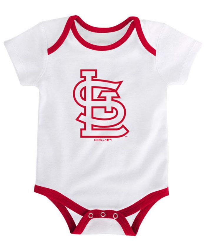 Outerstuff Baby St. Louis Cardinals Newest Rookie 3 Piece Bodysuit Set & Reviews - Sports Fan Shop By Lids - Men - Macy's
