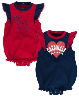 Outerstuff Baby St Louis Cardinals Double Trouble Bodysuit Set