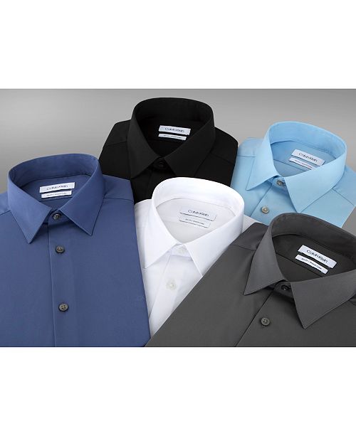 Calvin Klein Men's SlimFit Stretch Flex Collar Dress Shirt, Online