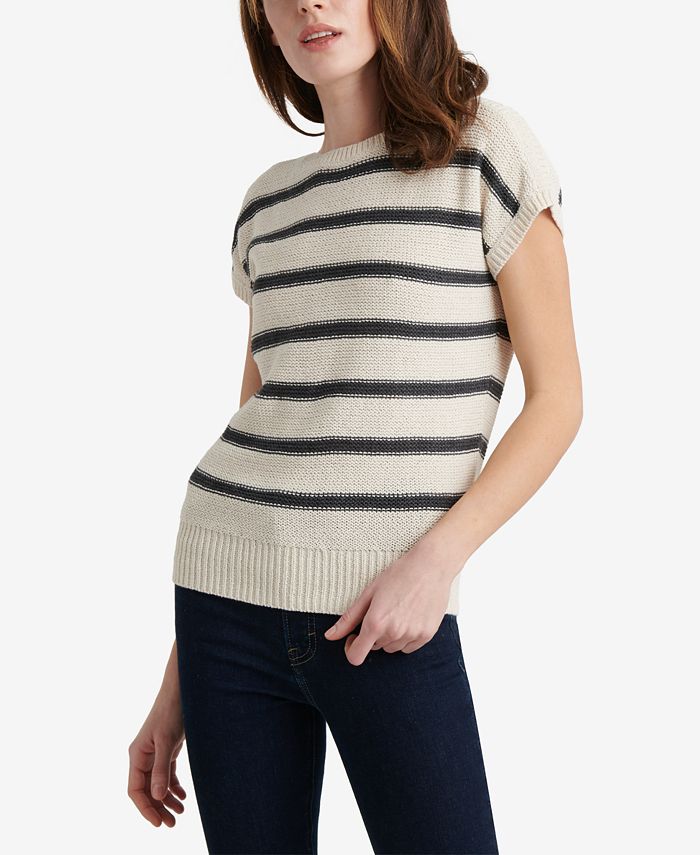 Lucky brand striped sweater clearance