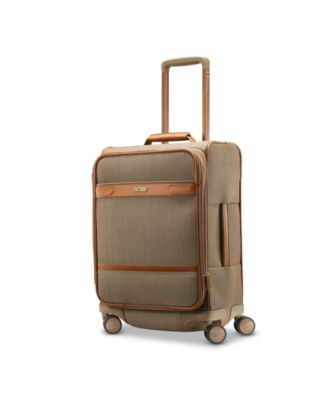 Herringbone DLX Domestic Carry-On Expandable Spinner Suitcase