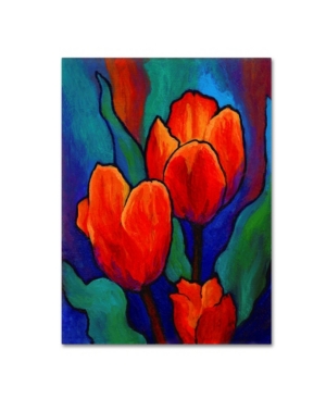 Trademark Global Marion Rose 'tulips' Canvas Art In Multi