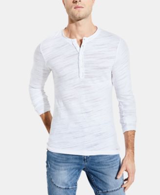 guess henley shirt