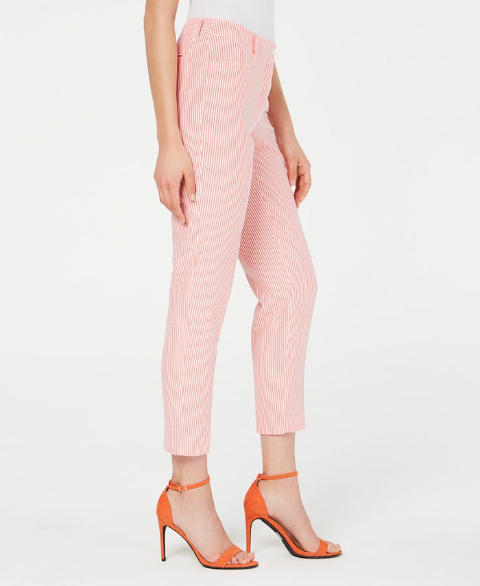 Anne klein seersucker pants sale