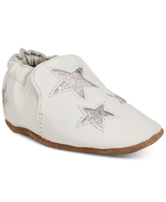 Robeez - Baby Girls Aria Beige Soft Sole Shoes
