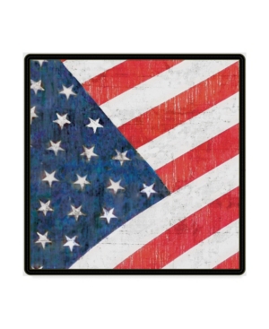 Trademark Global Sher Sester 'all American Flag 1' Canvas Art In Multi