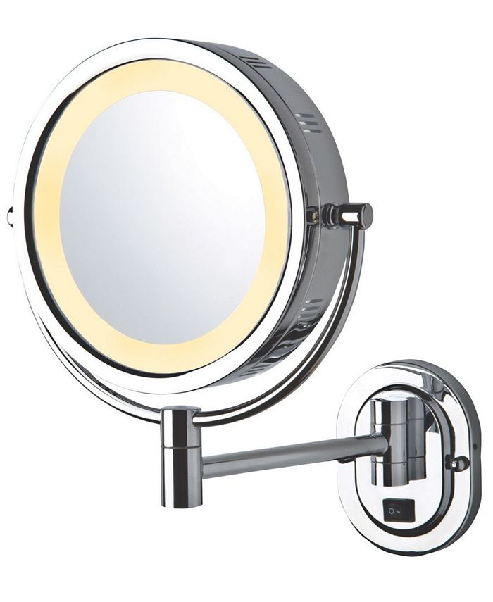Jerdon The HL165CD 8" Lighted Wall Mount Direct Wire Makeup Mirror Macy's