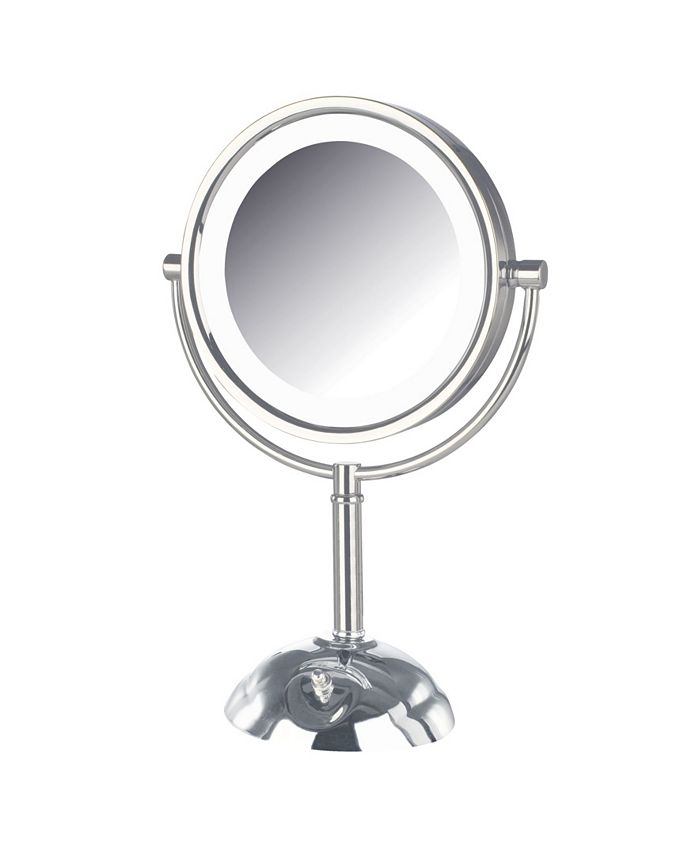 Side Swivel Led Lighted Vanity Mirror, Led Lit Vanity Mirror
