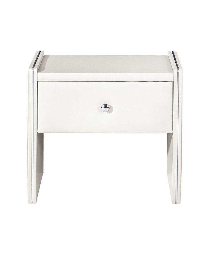 American Eagle Furniture Davis Modern Upholstered 1Drawer Bedroom