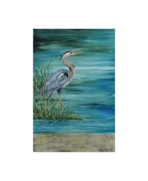 Trademark Global Jean Plout 'great Blue Heron' Canvas Art In Multi