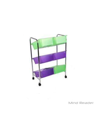 Mind Reader Toy Storage Organizer with 6 Storage Bins, Kids Storage for Bedroom