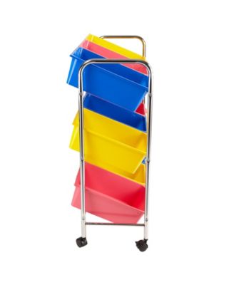 Mind Reader Toy Storage Organizer with 9 Storage Bins, Kids Storage for Bedroom