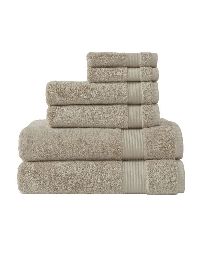 Makroteks Classic Turkish Towels Amadeus 6 Piece Luxury Turkish