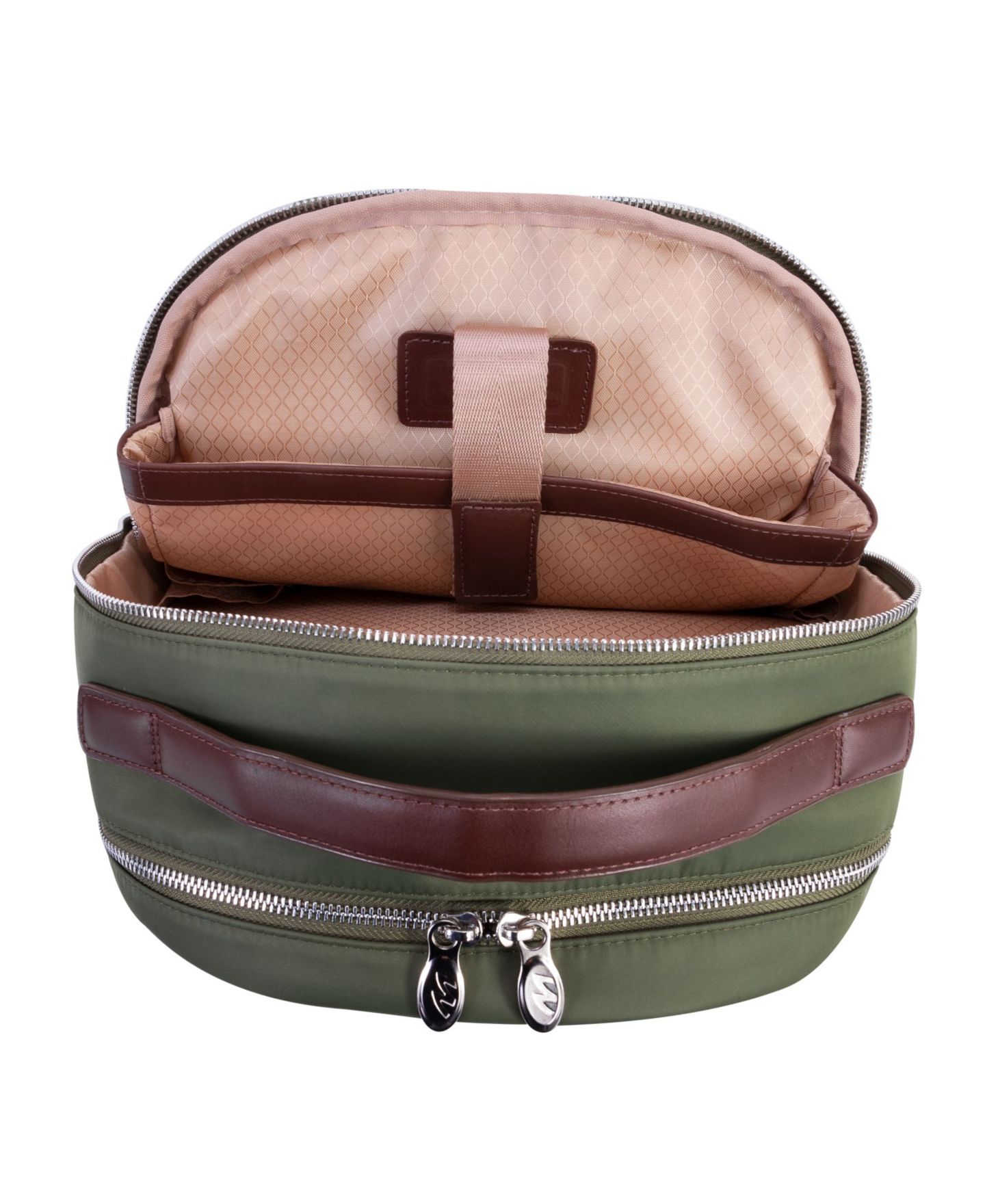 Рюкзак McKlein Parker, 15" Dual Compartment Laptop, цвет: Зелёный — фото 6