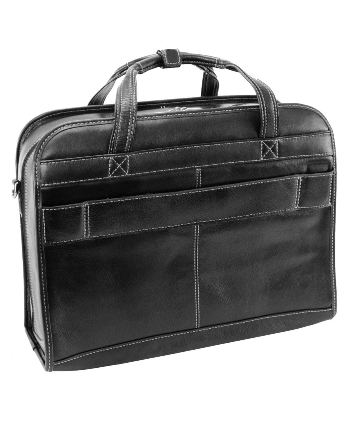McKlein Siamod Carugetto Patented Detachable -Wheeled Laptop Briefcase