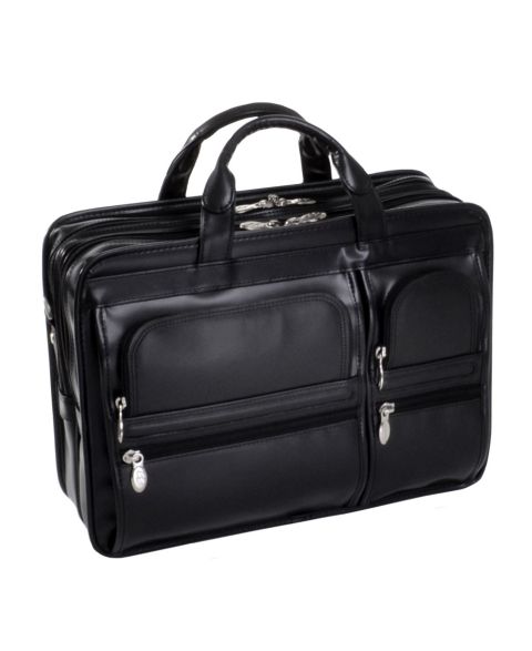 Сумка McKlein Hubbard Double Compartment Laptop Briefcase, цвет: Чёрный