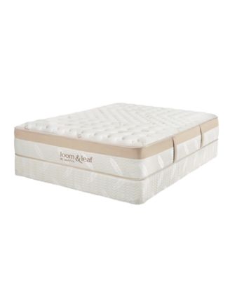 Saatva Loom & Leaf 12" Relaxed Firm Mattress Set- Queen