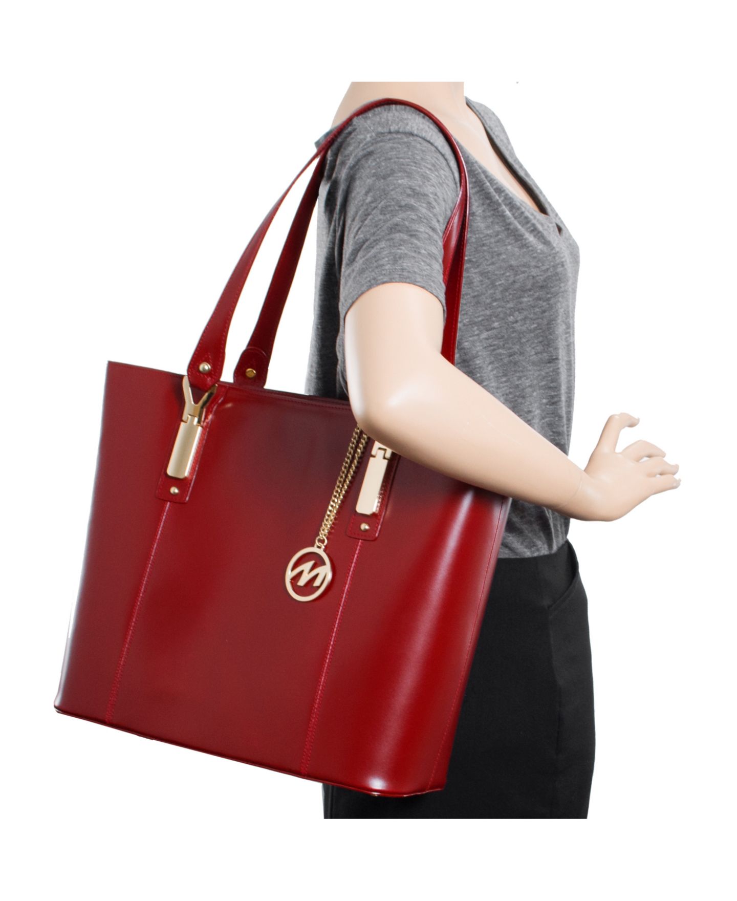 Сумка McKlein Savarna Ladies Tote with Tablet Pocket, цвет: Красный — фото 6