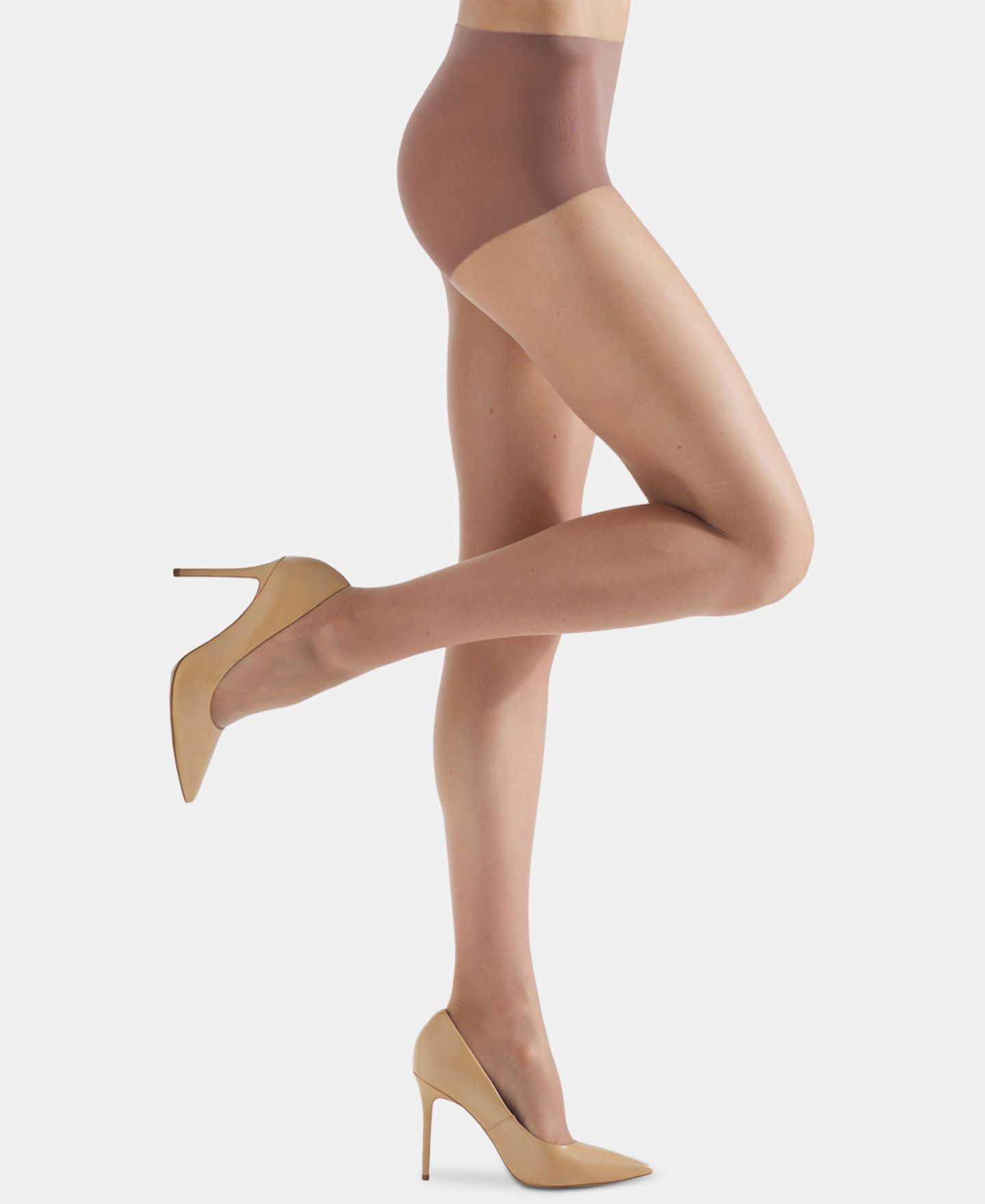Женские колготки Natori Soft Suede Ultra Sheer Control Top Pantyhose, цвет: Чёрный — фото 3